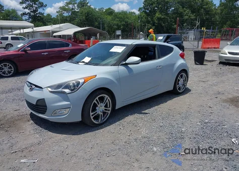 2015 Hyundai Veloster Re:flex из США, поврежденный, VIN KMHTC6AD5FU222720
